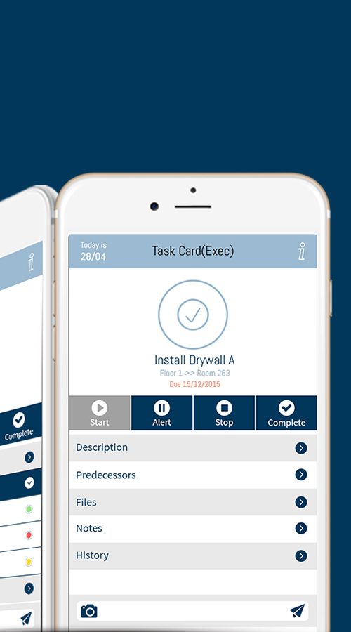Construction Tasks management App screenshot 2